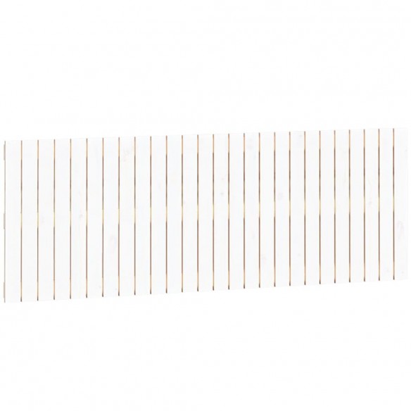 Tête de lit murale Blanc 166x3x60 cm Bois massif de pin