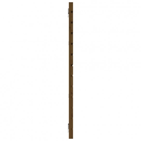 Tête de lit murale Marron miel 156x3x91,5 cm Bois massif de pin