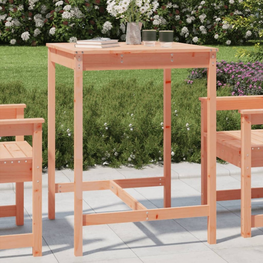 Table de jardin 82,5x82,5x110 cm bois massif de douglas