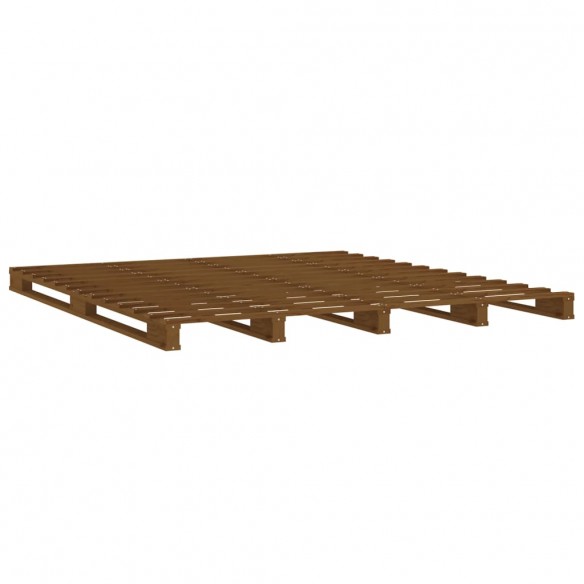 Lit de palette 120x190cm Bois pin massif Petit Double