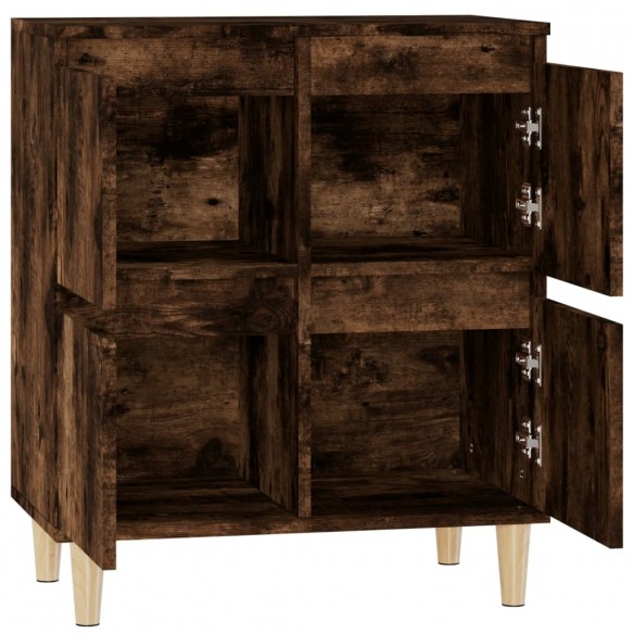 Buffet Chêne fumé 60x35x70 cm Bois d'ingénierie