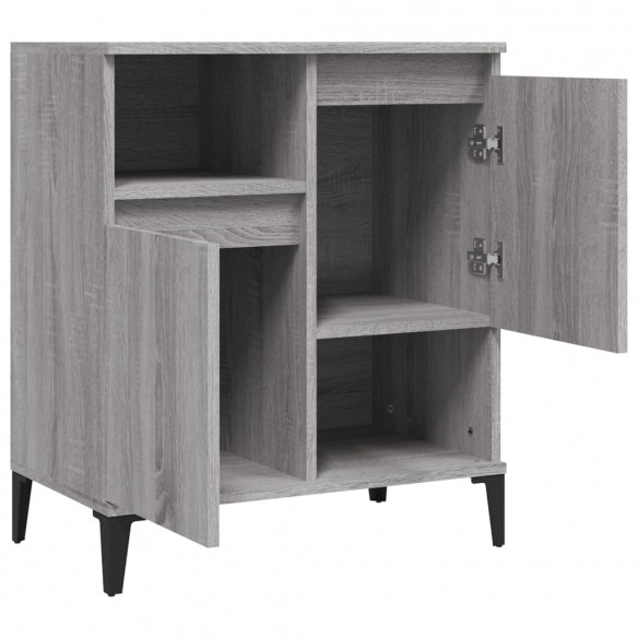 Buffet Sonoma gris 60x35x70 cm Bois d'ingénierie