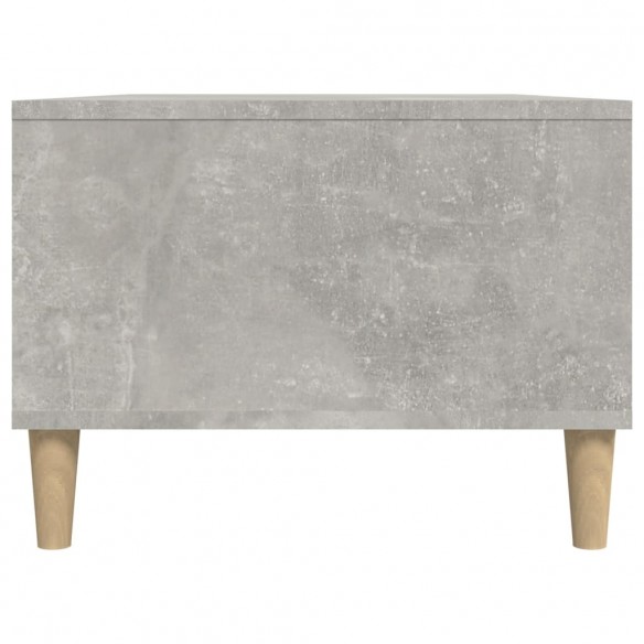 Table basse Gris béton 90x50x36,5 cm Bois d'ingénierie