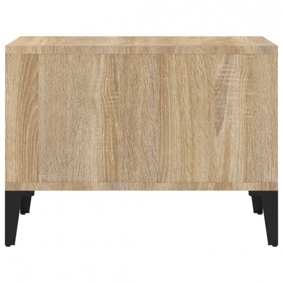 Table basse Chêne sonoma 60x50x36,5 cm Bois d'ingénierie