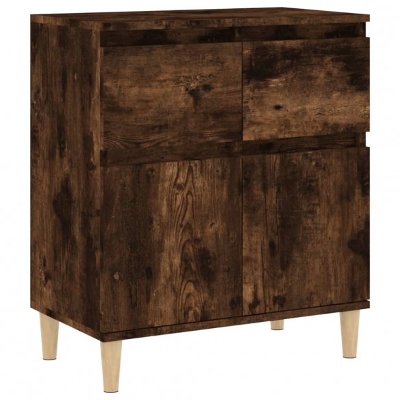 Buffet Chêne fumé 60x35x70 cm Bois d'ingénierie