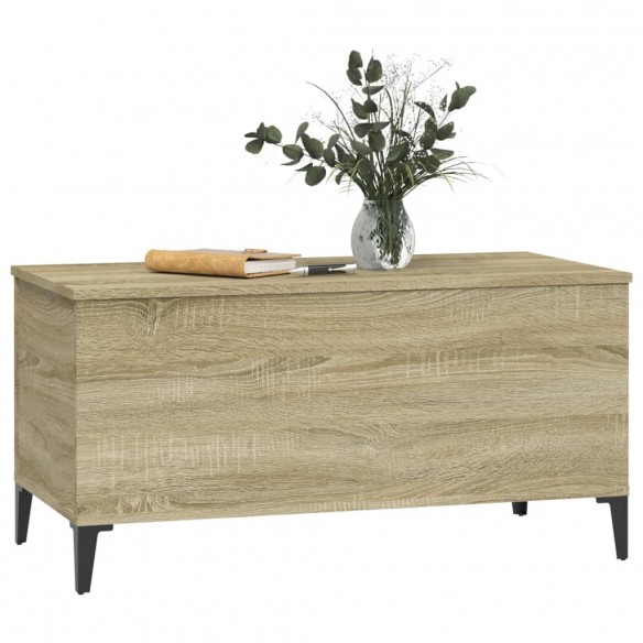 Table basse Chêne sonoma 90x44,5x45 cm Bois d'ingénierie