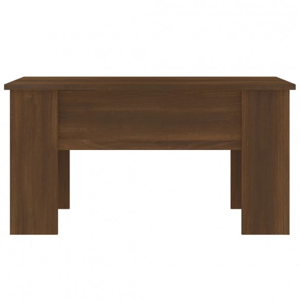 Table basse Chêne marron 79x49x41 cm Bois d'ingénierie