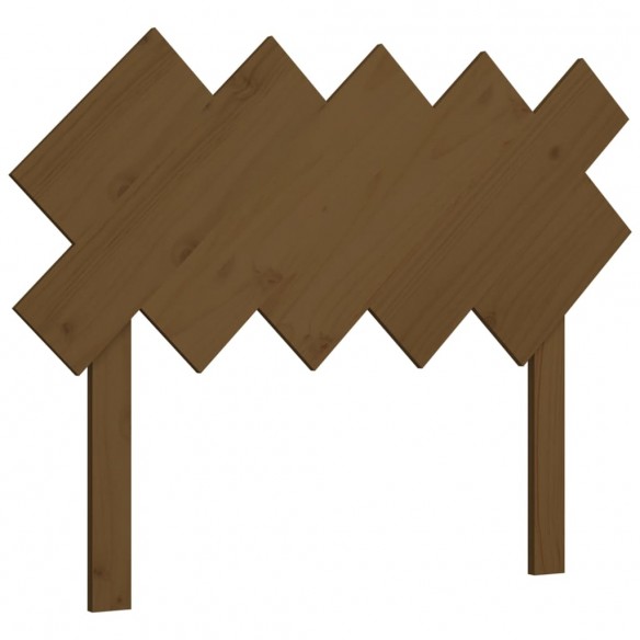 Tête de lit Marron miel 104x3x80,5 cm Bois massif de pin