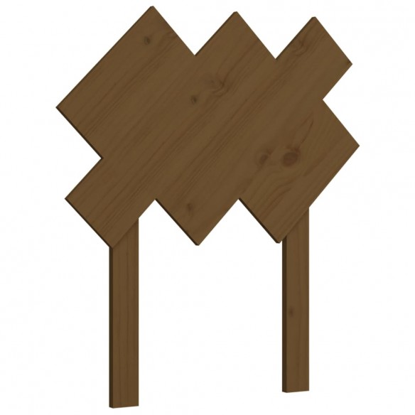 Tête de lit Marron miel 72,5x3x81 cm Bois massif de pin