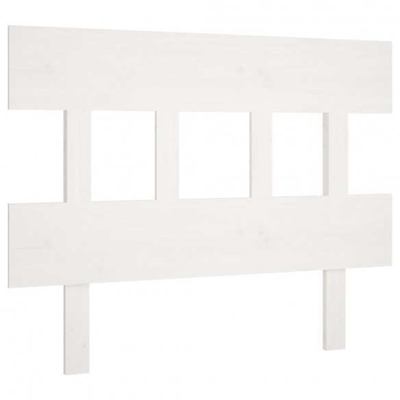 Tête de lit Blanc 78,5x3x81 cm Bois massif de pin