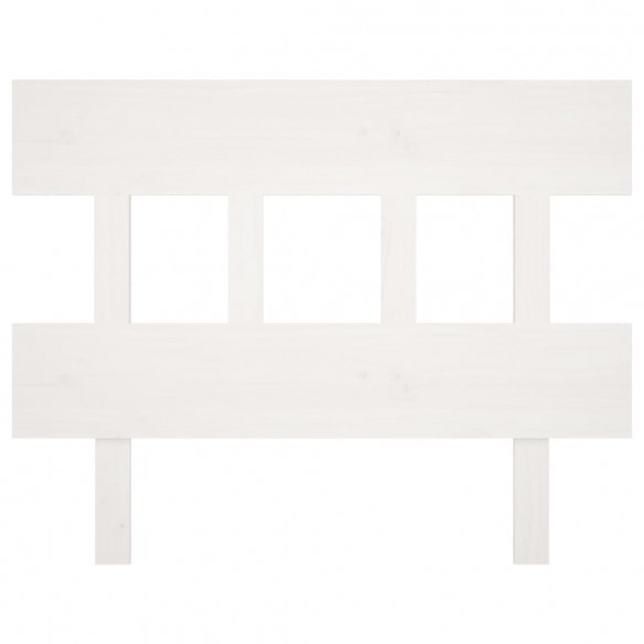 Tête de lit Blanc 78,5x3x81 cm Bois massif de pin