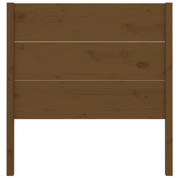 Tête de lit Marron miel 81x4x100 cm Bois massif de pin