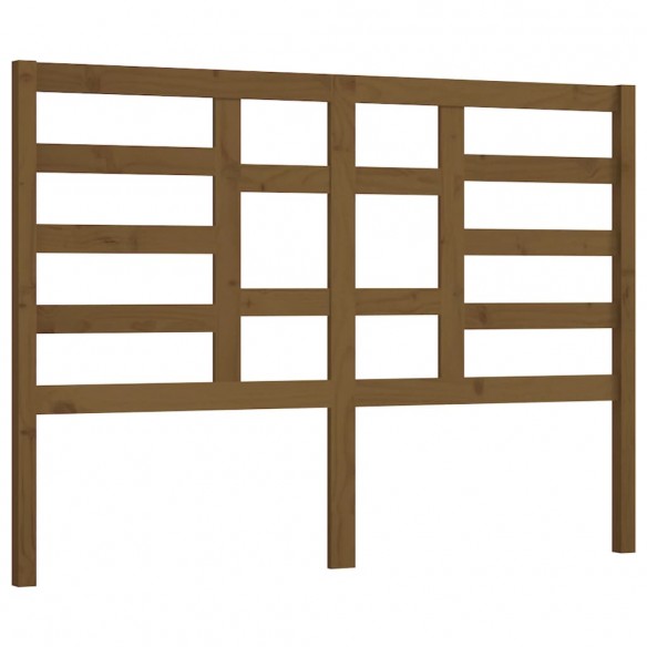 Tête de lit Marron miel 146x4x104 cm Bois massif de pin