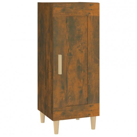 Buffet Chêne fumé 34,5x34x90 cm Bois d'ingénierie