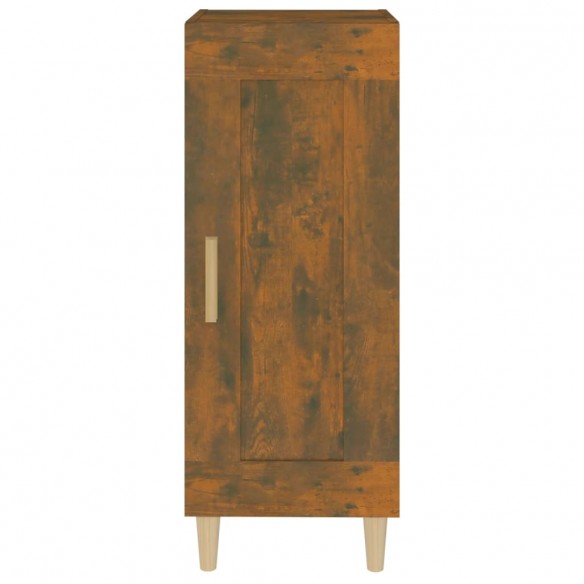 Buffet Chêne fumé 34,5x34x90 cm Bois d'ingénierie