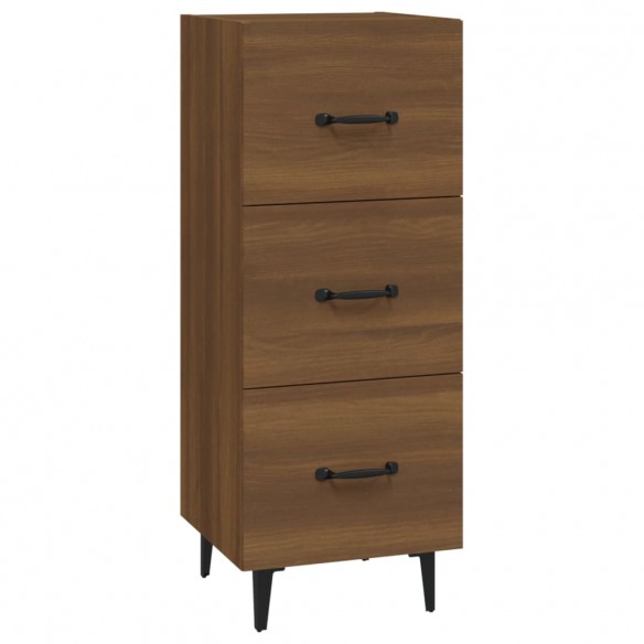 Buffet Chêne marron 34,5x34x90 cm Bois d'ingénierie