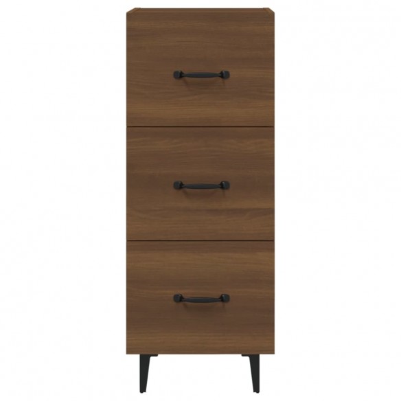 Buffet Chêne marron 34,5x34x90 cm Bois d'ingénierie