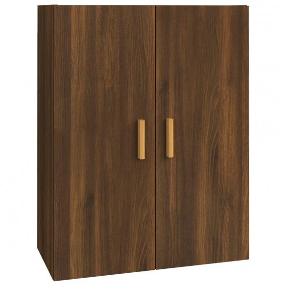 Armoire murale suspendue Chêne marron 69,5x34x90 cm