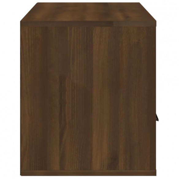 Meuble TV Chêne marron 100x35x40 cm Bois d'ingénierie