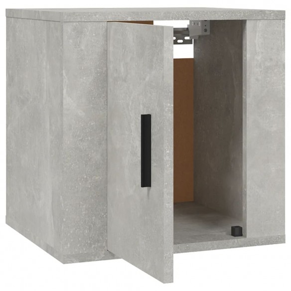 Meubles TV muraux 2 pcs Gris béton 40x34,5x40 cm