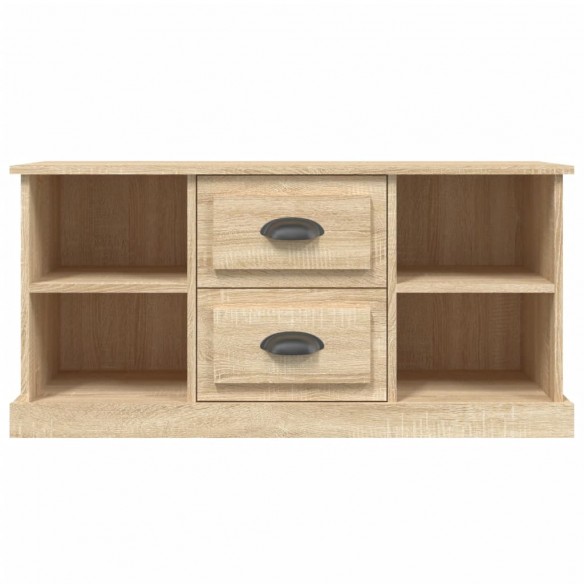 Meuble TV chêne sonoma 99,5x35,5x48 cm bois d'ingénierie