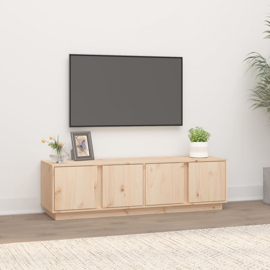 Meuble TV 140x40x40 cm Bois de pin massif