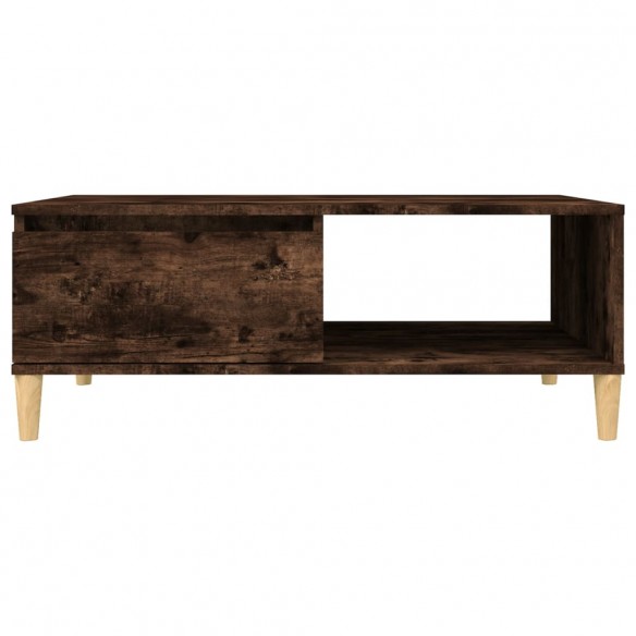 Table basse Chêne fumé 90x60x35 cm Aggloméré