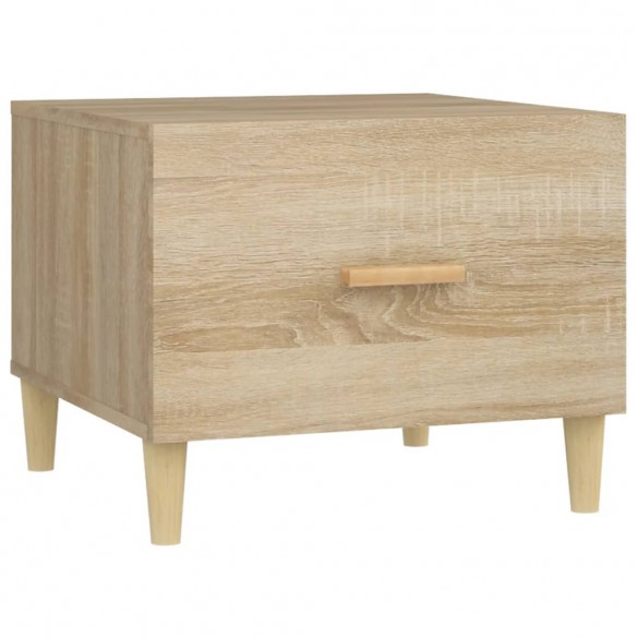 Table basse Chêne sonoma 50x50x40 cm Bois d'ingénierie