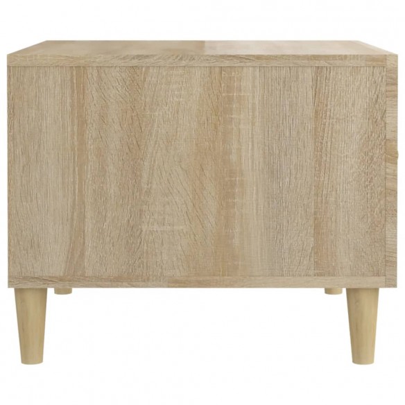 Table basse Chêne sonoma 50x50x40 cm Bois d'ingénierie