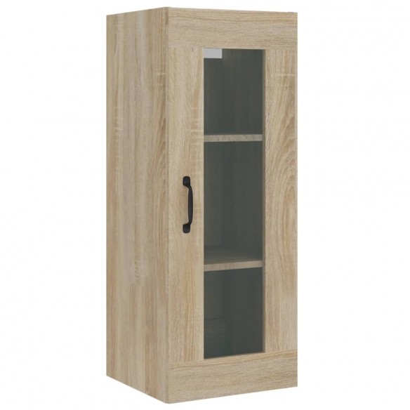 Armoire murale suspendue Chêne Sonoma 34,5x34x90 cm