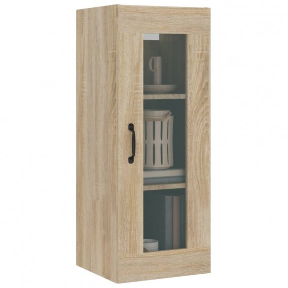 Armoire murale suspendue Chêne Sonoma 34,5x34x90 cm