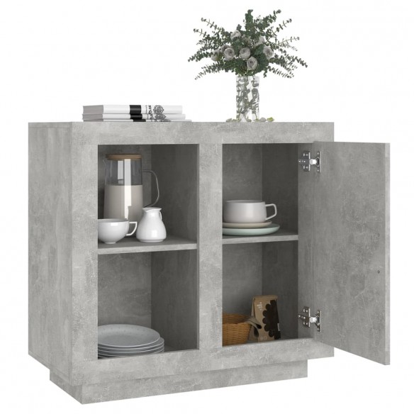 Buffet Gris béton 80x40x75 cm