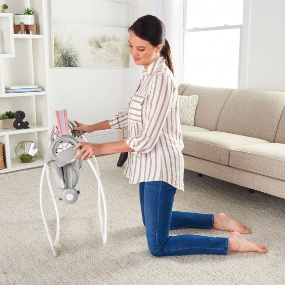 Ingenuity Balançoire bébé portable Comfort 2 Go Flora the Unicorn