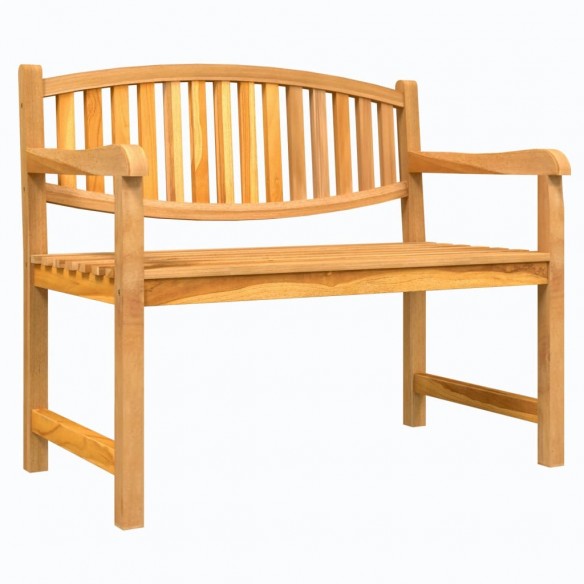 Banc de jardin 114x59x87 cm bois de teck solide