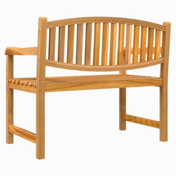 Banc de jardin 114x59x87 cm bois de teck solide