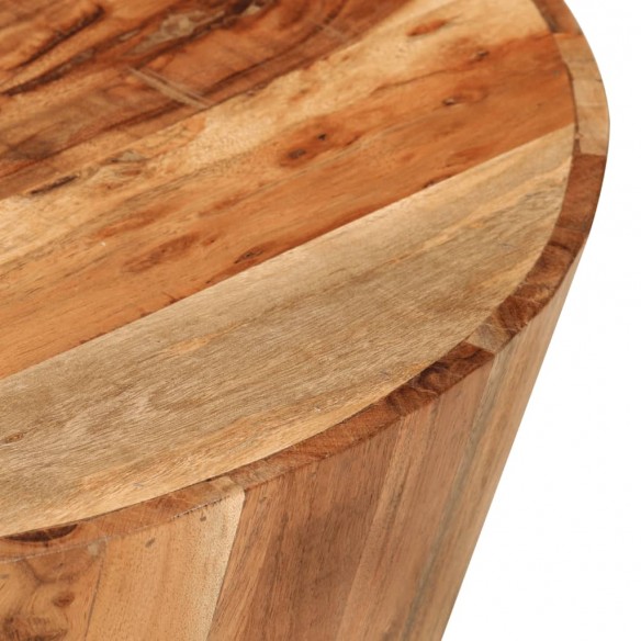 Table basse Ø52x30 cm bois d'acacia massif