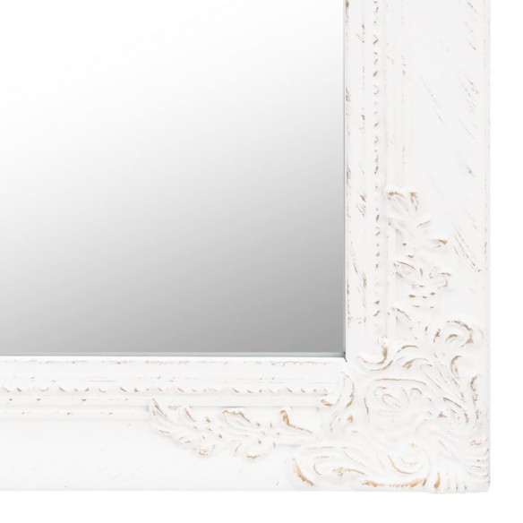 Miroir sur pied Blanc 45x180 cm