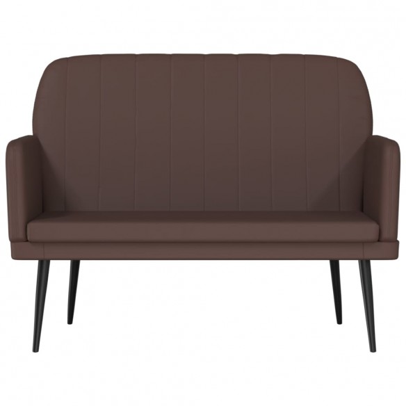 Banc Marron 107x80x81 cm Similicuir