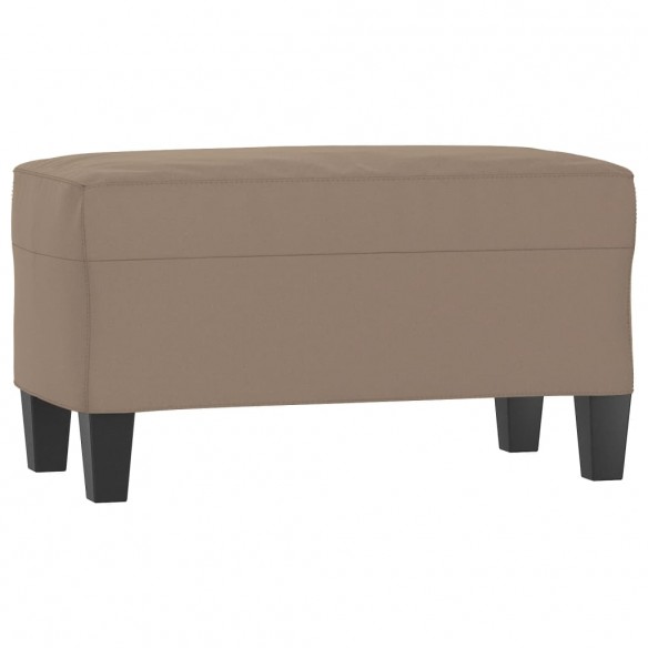 Banc Taupe 70x35x41 cm Tissu microfibre