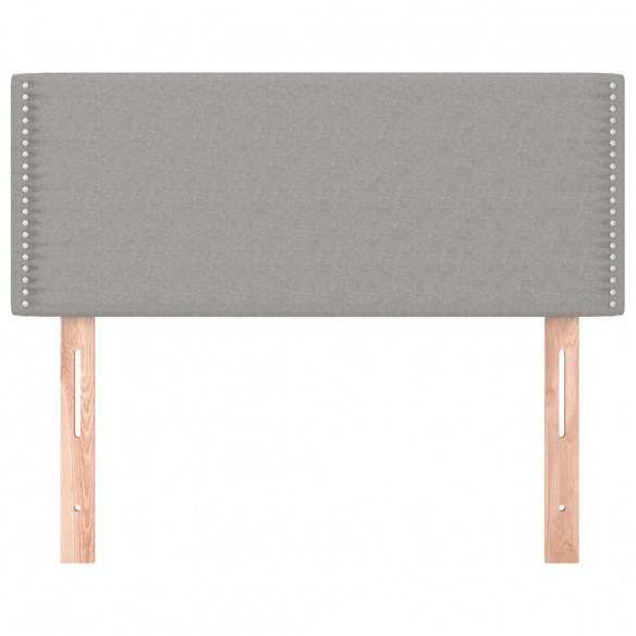 Tête de lit Gris clair 80x5x78/88 cm Tissu