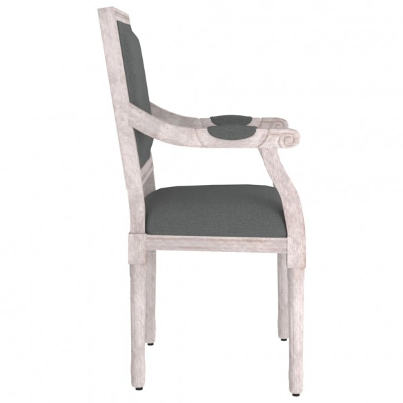 Fauteuil gris foncé 54x59x99 cm tissu