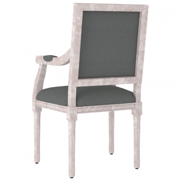 Fauteuil gris foncé 54x59x99 cm tissu