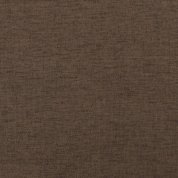 Repose-pied Marron 60x60x36 cm Tissu