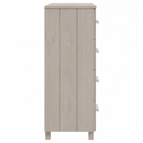 Buffet HAMAR Blanc 79x40x103,5 cm Bois massif de pin