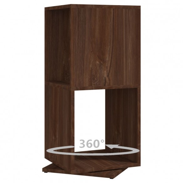 Armoire rotative Chêne marron 34,5x34,5x75,5 cm Aggloméré