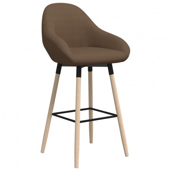 Tabouret de bar Marron Tissu