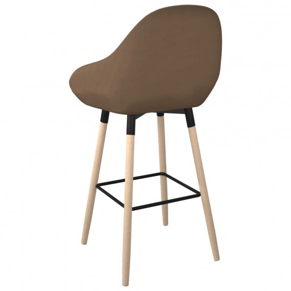 Tabouret de bar Marron Tissu