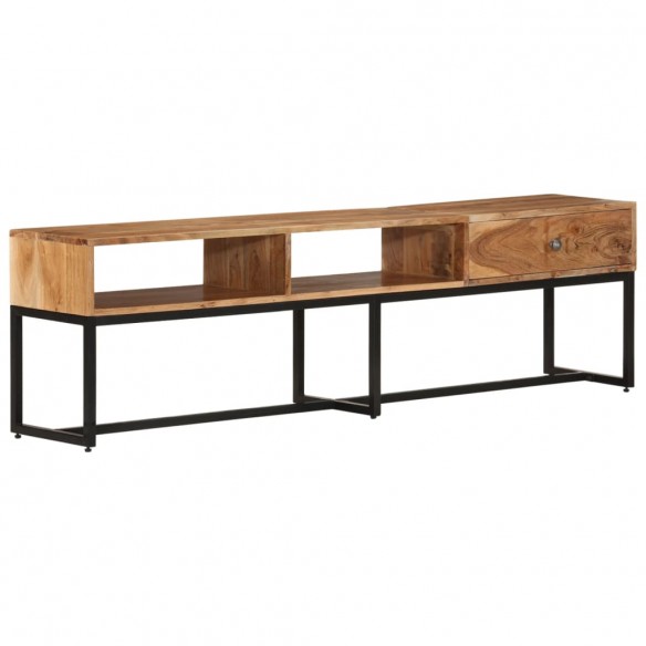 Meuble TV 160x30x45 cm Bois d'acacia massif