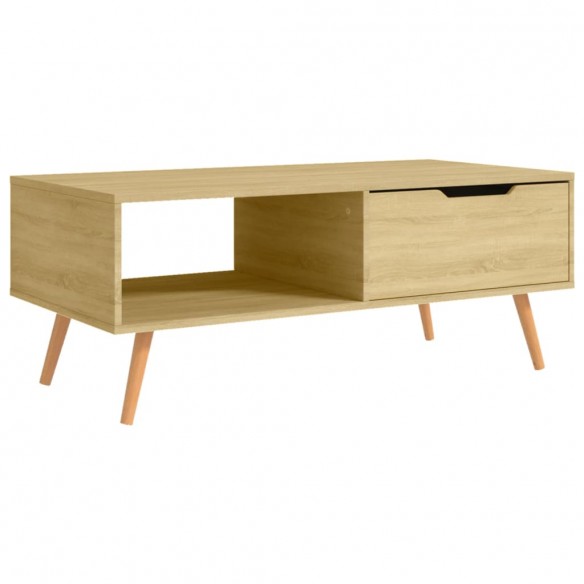 Table basse Chêne Sonoma 100x49,5x43 cm Aggloméré