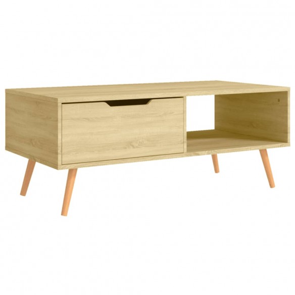 Table basse Chêne Sonoma 100x49,5x43 cm Aggloméré